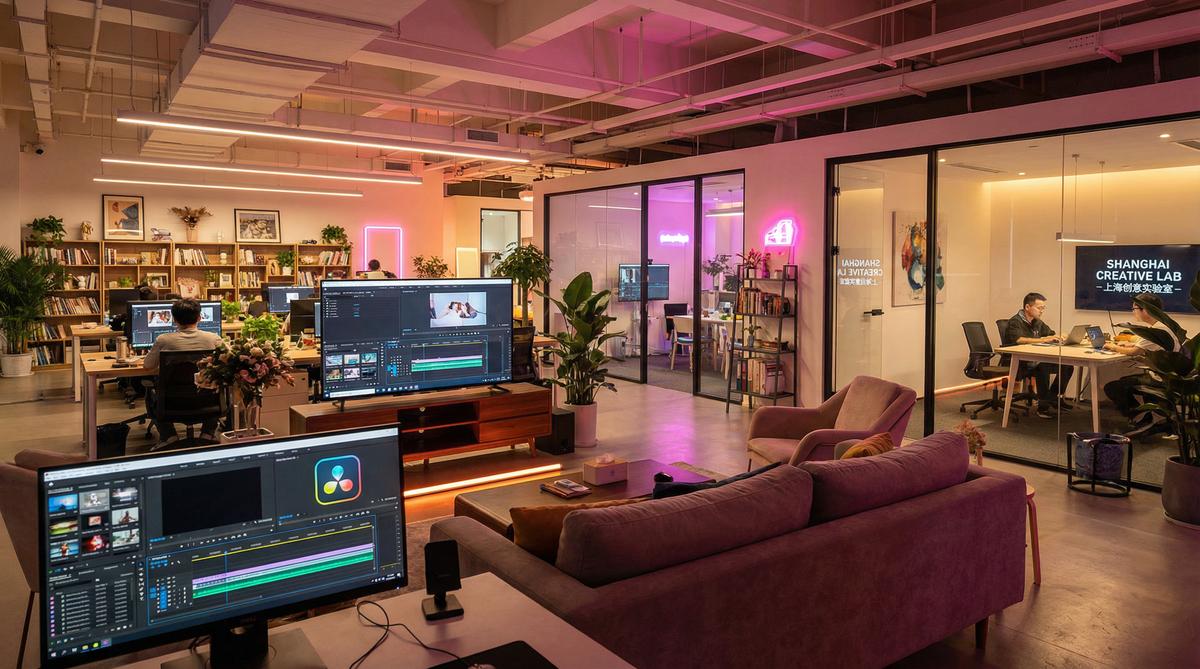 每日大赛传媒公司办公环境